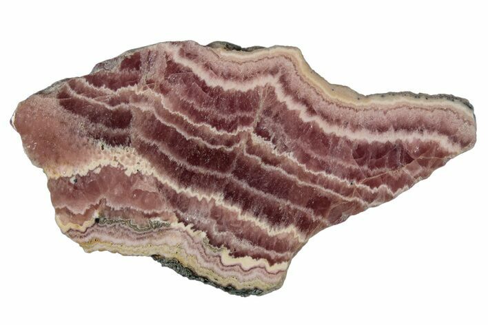 Polished Banded Rhodochrosite Slab - Argentina #281802